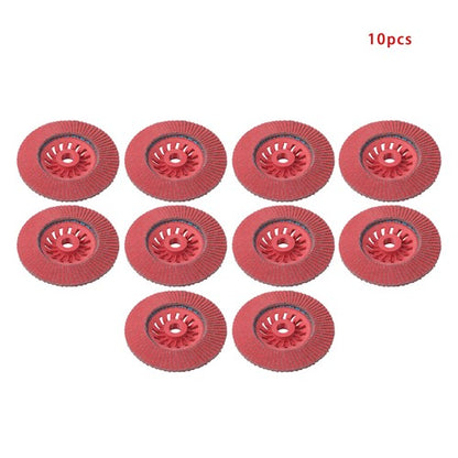 Solid Spare 10 PCS Type 29 Ceramic Grain Flap Sanding Discs 4-1/2" x 7/8" 80 Grits