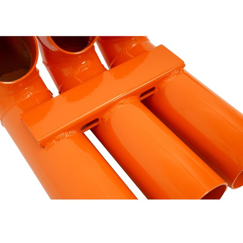 Solid Spare For 2016-2024 Polaris Sportsman Highlifter 3" Aluminum Orange Snorkel Riser Kit