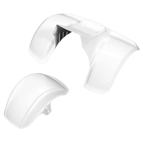 Solid Spare For Honda ATC70 ABS Painted White Front and Rear Fender Set 1978-1985