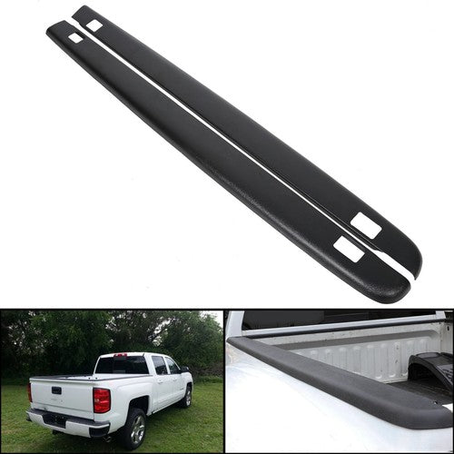Solid Spare Pair of Bed Rail Caps Side Covers LH& RH For Chevy Silverado 5.8Ft Bed 2007-2013