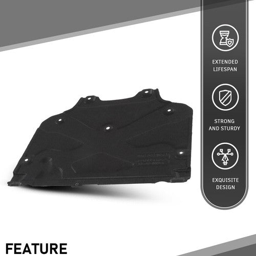 Solid Spare Engine Splash Shield Under Cover For 2018-23 Audi A4 A5 S4 S5 RS5 B9 8W0863822B