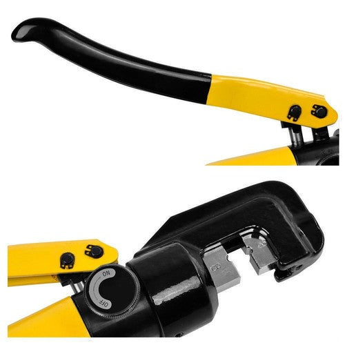 Solid Spare Hydraulic Crimper Crimping Tool/w 8 Dies Wire Battery Cable Lug Termina 6 MT