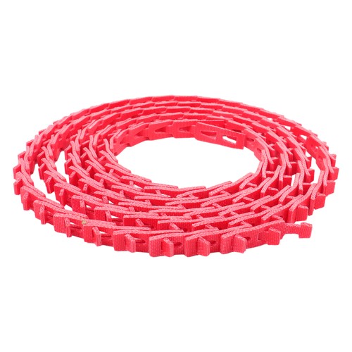 Solid Spare Adjustable Red V Belt 5/8 Inch x 10 Feet , Power Twist V - Belt Type B