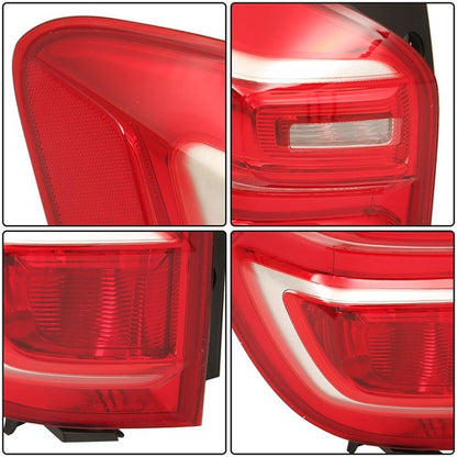 Solid Spare Left+Right For Chevrolet Equinox 2016-2017 Halogen Tail Lights 23399182 23399181