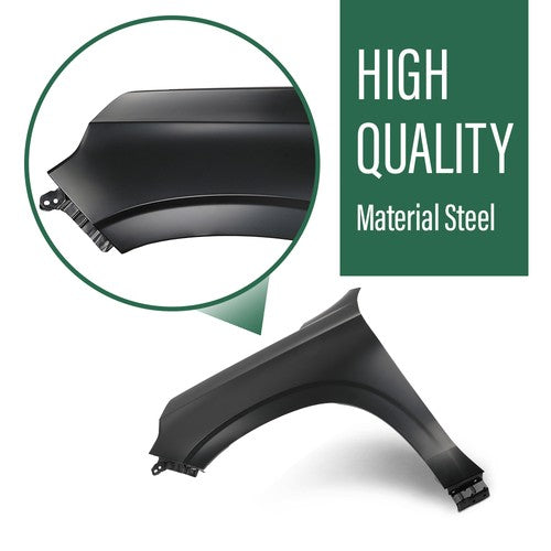 Solid Spare Front Fender Driver Side Fit For 2021-2024 Chevrolet Suburban Tahoe 84384210
