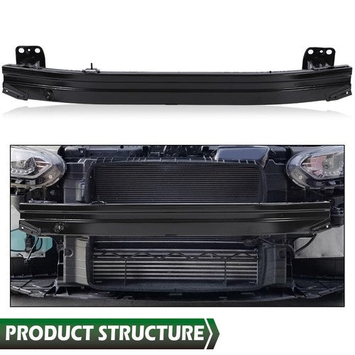 Solid Spare Fit For 2015-2019 Hyundai Sonata Front Reinforcement Bumper-Impact Bar