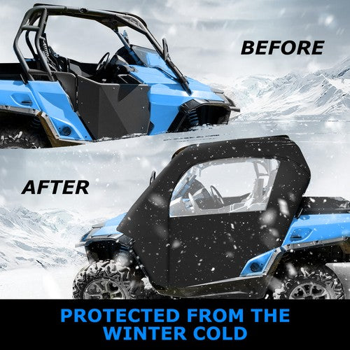 Solid Spare 4PCS For Can-Am Commander 800/1000 11-20 Soft Doors & Rear Panel Cab Enclosures