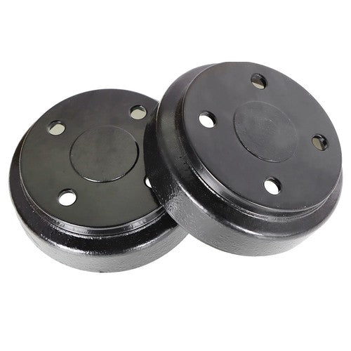 Solid Spare 2× Rear Brake Drums 1995-Up Fits For Club Car DS & Precedent Electric Golf Carts