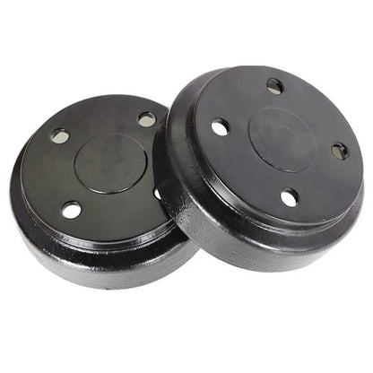 Solid Spare 2× Rear Brake Drums 1995-Up Fits For Club Car DS & Precedent Electric Golf Carts