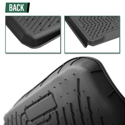 Solid Spare Fit For 2013-2018 Hyundai Santa Fe All Weather TPE Floor Mats+Cargo Liner