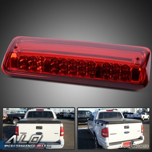 Solid Spare Fit For 04-08 F150 Explorer Red LED Third Tail Brake Light Cargo Roof Lamp