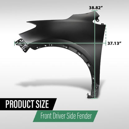 Solid Spare Fender Front Left Driver Side 95031571 GM1240382 Fit For 2013-2016 Buick Encore
