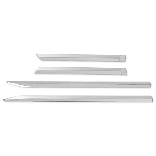 Solid Spare 4pcs Body Side Door Molding Trim Chrome Fit For 2013-2018 Nissan Altima Sedan