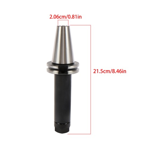 Solid Spare 2Pcs High Speed CAT40-ER20 Collet Chucks 6" Gage Length Balanced G2.5/25000RPM
