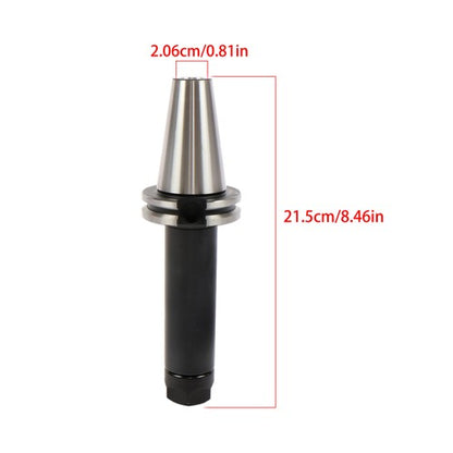 Solid Spare 2Pcs High Speed CAT40-ER20 Collet Chucks 6" Gage Length Balanced G2.5/25000RPM