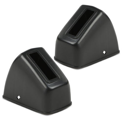 Solid Spare Fit For 1967-1972 A-Body Front Bench / Bucket Seat Plastic Belt Retractor Covers