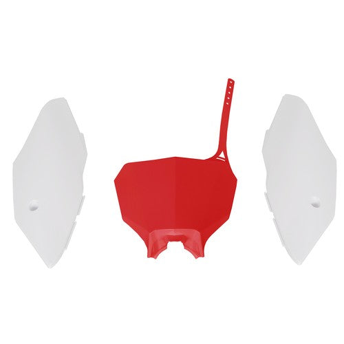 Solid Spare Restyle Plastic Kit Bodywork Fairing For 2002-2007 Honda CR125R CR250R-Red&White