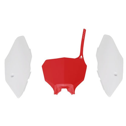 Solid Spare Restyle Plastic Kit Bodywork Fairing For 2002-2007 Honda CR125R CR250R-Red&White