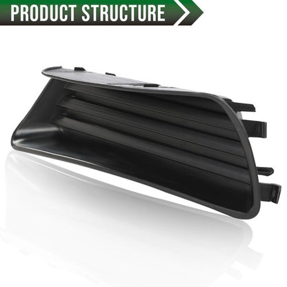 Solid Spare Front Bumper Insert Fog Light Cover Left+Right Fit For 2007-2009 Toyota Camry