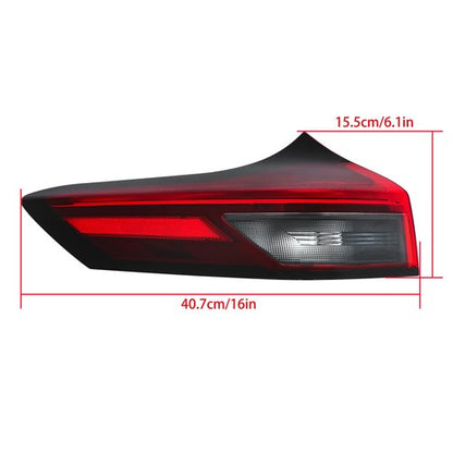 Solid Spare For Nissan Rogue 2021-2023 Single LH Side Tail Light Replacement LED Clear Lens