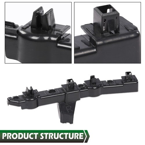 Solid Spare Fit For 17-22 Nissan Rogue Sport Front Bumper Retainer Bracket Left+Right