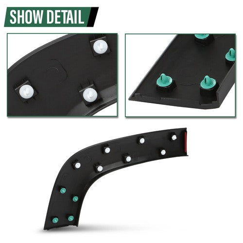 Solid Spare Fit For 2015-2023 Jeep Renegade Textured Fender Trim Rear Driver Side CH1790104