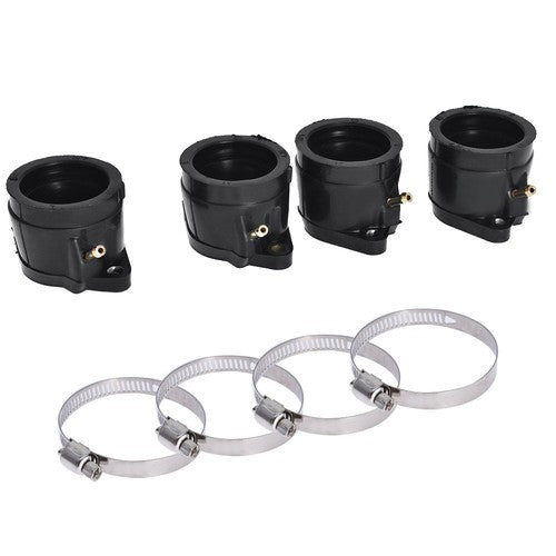 Solid Spare 4× Carburetor Intake Manifold Boot For Yamaha YZF600R Thundercat 1995-2007