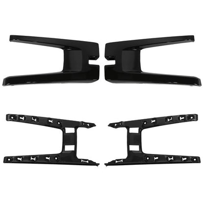 For Chevrolet Silverado 1500 2019 2020 2021 Front Bumper Grill Gloss+Matte Black
