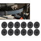 Solid Spare 12pcs 2" Leaf Spring End Tip Pad Anti Squeak Insert Cushion Plastic Silencer