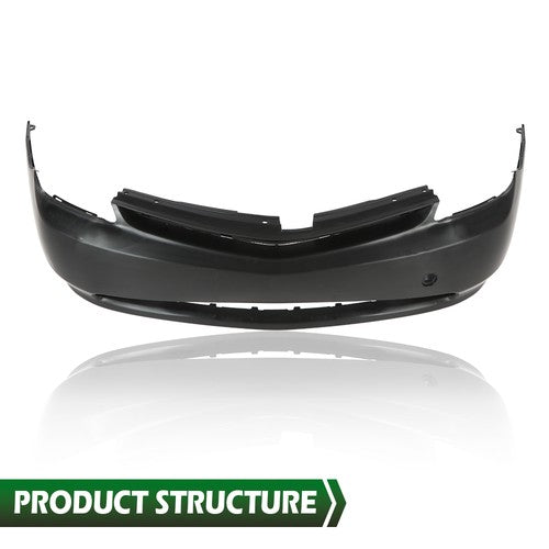 Solid Spare Fit For 2004-2009 Toyota Prius Hatchback Front Bumper Cover Fascia Assembly