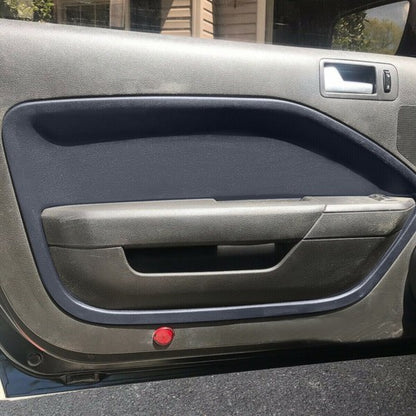 Solid Spare DARK GRAY Pair Interior Door Panel Insert Hard Cover For FORD MUSTANG GT 05-09