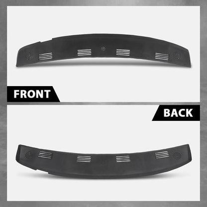 Solid Spare Fit For 02-05 Ram 1500 2500 3500 Dash Defrost Vent Grille Cover Overlay Black