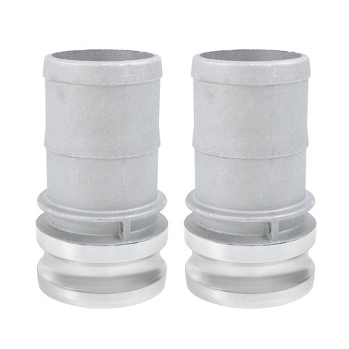 Solid Spare 3" 2 Pcs Aluminum Camlock Type E Adapter Universal Hose Connection Kit