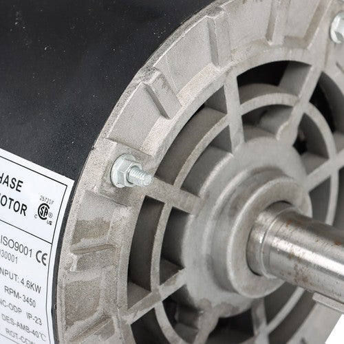 Solid Spare 5HP Compressor Duty Electric Motor 1Phase 3450RPM 56HZ Frame 7/8" Shaft 230V New