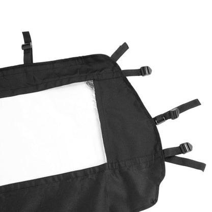 Solid Spare Black Soft Rear Panel Window/Dust Barrier For Arctic Cat Wildcat Trail 700