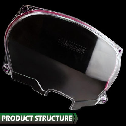 Solid Spare Clear Cam Gear Timing Belt Cover Fit For Mitsubishi Evolution EVO4-8 4G63 DSM 2G