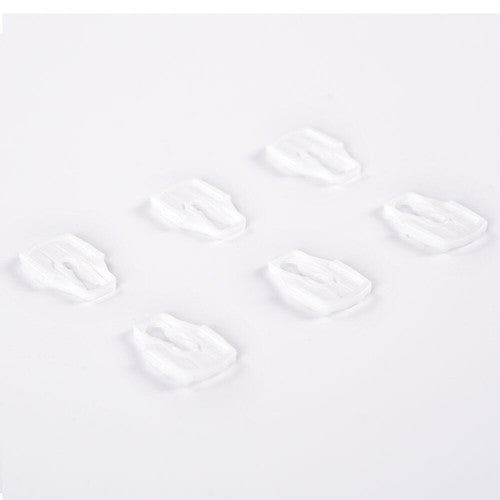 Solid Spare Fit For 66-69 Lincoln Fender Door Quarter Molding Plastic Clip Trim 6-Clips Kit