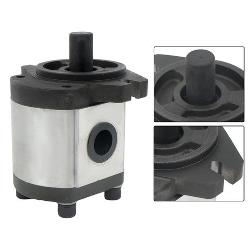Solid Spare Hydraulic Gear Pump 4-12GPM SAE A-2 3/4" Keyed Shaft CCW Cast Iron Flange