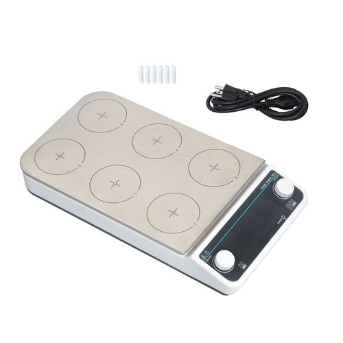 Solid Spare 6x500ml 6 Position Magnetic Stirrer Multi-Position Magnetic 120?/248? 50-1200RPM