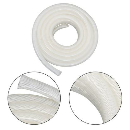 Solid Spare 1" ID × 1-19/64" OD 50ft Clear Braided Hose High Pressure Flexible Reinforce PVC