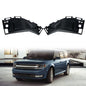 Solid Spare Front Bumper Bracket Replacement Plastic Black 2pcs Fit For Ford Flex 2009-2019