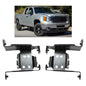 Solid Spare LH&RH 2 Pc Front Bumper Bracket Black Fit For 2011-2014 GMC Sierra 2500/3500 HD