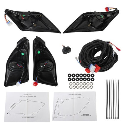 Solid Spare LED Headlight LEDTaillight Light Kit For Yamaha Drive2 Golf Cart 2017-Up US
