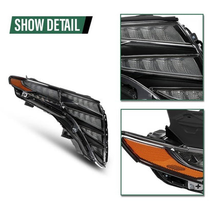 Solid Spare Fit For 2021-2024 Hyundai Tucson Passenger Side LED DRL Headlight 92208CW010