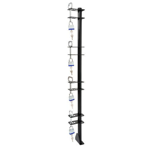 Solid Spare Set of 4-Place Lockable Weeder Trimmer Rack Holders For Enclosed or Open Trailer