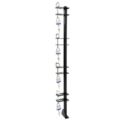 Solid Spare Set of 4-Place Lockable Weeder Trimmer Rack Holders For Enclosed or Open Trailer