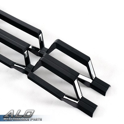 Solid Spare Fit For 16-18 Chevy Silverado 1500 Upper Grille Overlay Snap On Insert