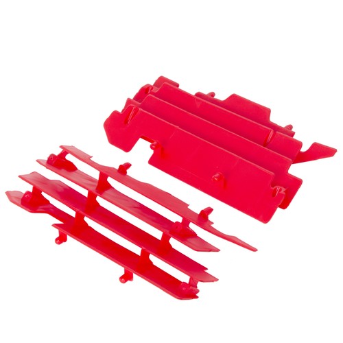 Solid Spare Left + Right Side Radiator Louvers Guards For Honda CR125R/CR250R 2000-2004