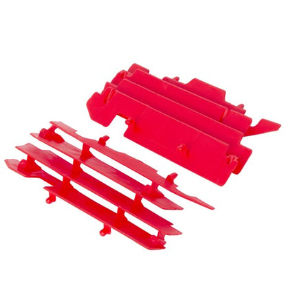 Solid Spare Left + Right Side Radiator Louvers Guards For Honda CR125R/CR250R 2000-2004