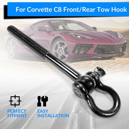 Solid Spare Fits Chevrolet C8 CORVETTE models #15234068 Replacement Tow Hook Bar Mid-Engine